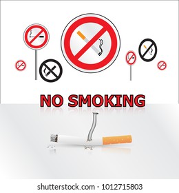 Cigarettes and signs