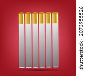 cigarettes  simple clip art vector illustration