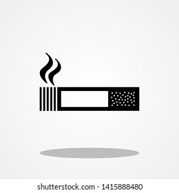 Cigarrette Icon with Gray Shadow