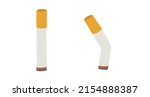 cigarrette and white background with vector