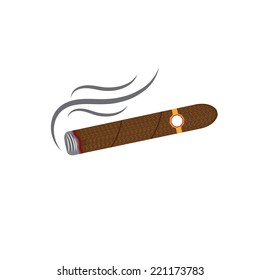 cigars vector illustration isolated on white background