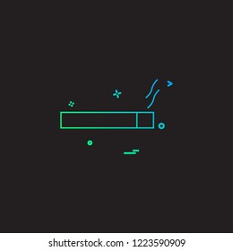Cigerrette icon design vector