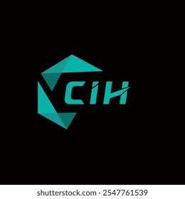 CIH creative minimalist letter logo. CIH unique vector initials alphabet letter logo design 
