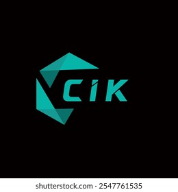 Logotipo de carta criativa minimalista. CIK vetor exclusivo iniciais alfabeto letra logotipo design 
