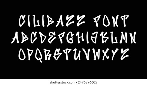 Cilibazz graffiti display font. Bold stroke, fun character with a alternates. To give you an extra creative work. Cilibazz graffiti display font support multilingual language.
