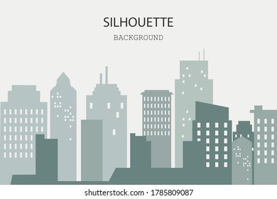 cily architecture silhouette sityscape building town vector 