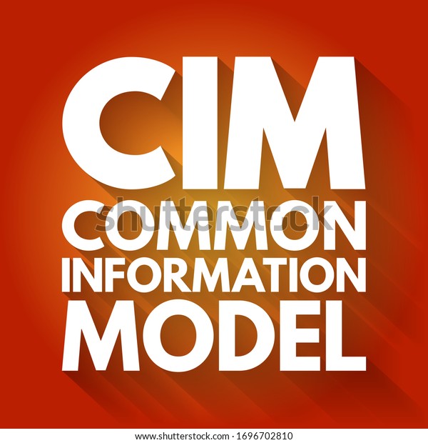 Cim Common Information Model Acronym Concept Stock Vector Royalty Free 1696702810 6448