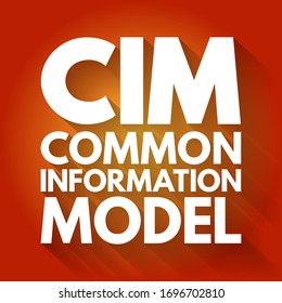 CIM - Akronym für gemeinsames Informationsmodell, Concept-Hintergrund