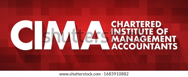 Cima Chartered Institute Management Accountants Acronym Stock 