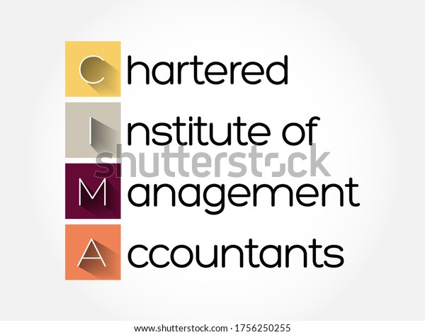 Cima Chartered Institute Management Accountants Acronym Stock 