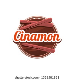 Cinamon Spice. Vector Illustration.