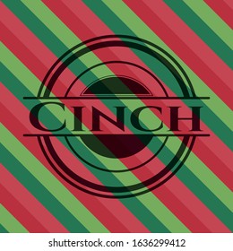 Cinch christmas style emblem. Vector Illustration. Detailed.