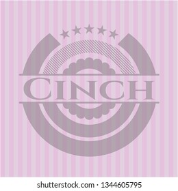 Cinch retro pink emblem
