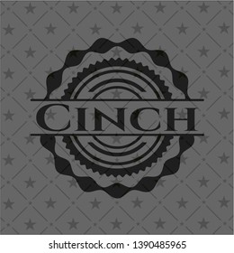 Cinch retro style black emblem. Vector Illustration. Detailed.