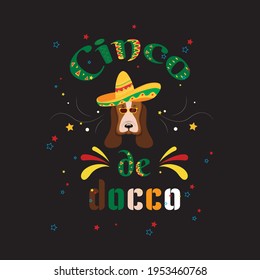 Cinco de Docco - text-based t-shirt design