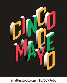 Abstraktes Cinco de Mayo-Poster Vektor