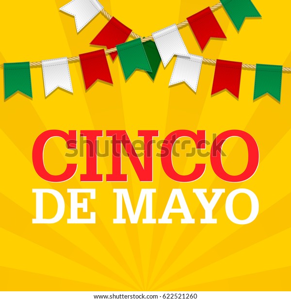 Cinco De Mayo Background Celebration Held Stock Vector Royalty Free 622521260