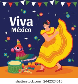 Cinco de mayo background. Happy Cinco de mayo Fiesta. Cinco de mayo celebration. May 5. Cartoon Vector illustration design for Poster, Banner, Flyer, Card, Post, Cover, Greeting. Mexican holiday.