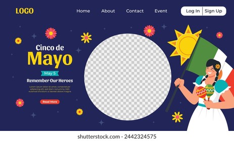 Cinco de mayo background. Happy Cinco de mayo Fiesta. Cinco de mayo celebration. May 5. Cartoon Vector illustration design for Poster, Banner, Flyer, Card, Post, Cover, Greeting. Mexican holiday.