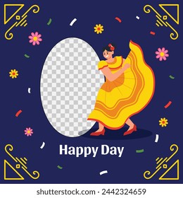 Cinco de mayo background. Happy Cinco de mayo Fiesta. Cinco de mayo celebration. May 5. Cartoon Vector illustration design for Poster, Banner, Flyer, Card, Post, Cover, Greeting. Mexican holiday.