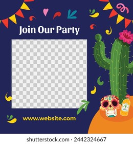 Cinco de mayo background. Happy Cinco de mayo Fiesta. Cinco de mayo celebration. May 5. Cartoon Vector illustration design for Poster, Banner, Flyer, Card, Post, Cover, Greeting. Mexican holiday.