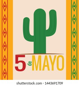 Cinco de Mayo background with some special objects