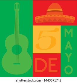 Cinco de Mayo background with some special objects