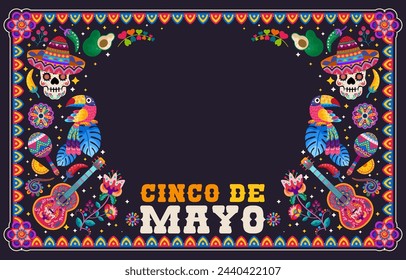 cinco de mayo background. vector illustration