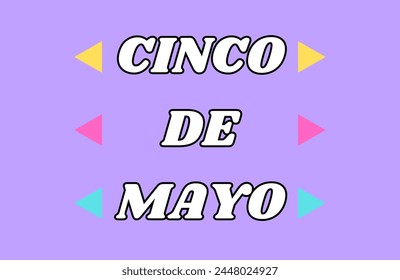 Cinco de Mayo Banner Vector. Mexican Holiday Background.