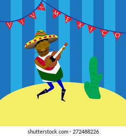 Cinco De Mayo bunting background EPS 10 vector for greeting card, ad, promotion, poster, flier, blog, article, social media, marketing