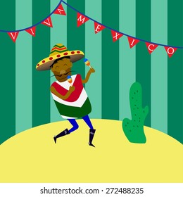 Cinco De Mayo bunting background EPS 10 vector for greeting card, ad, promotion, poster, flier, blog, article, social media, marketing