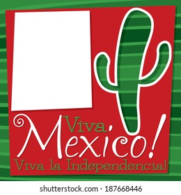 Cinco De Mayo cactus card in vector format.