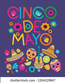 cinco de mayo card pattern