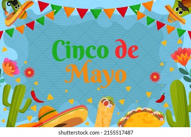 Cinco De Mayo celebration background