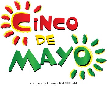 Cinco de Mayo Celebration Logo Banner