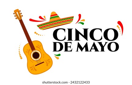 Cinco de Mayo celebration, May 5. Regional holiday in Mexico. Mexican holiday banner design. Vector illustration