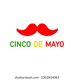 Cinco de Mayo celebration. Mexican traditional federal holiday that is celebrated on May 5th. Fiesta banner with decorations for Cinco de Mayo vector illustrations