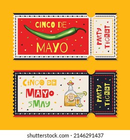 Cinco De Mayo celebration party ticket