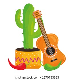 cinco de mayo celebration set icons