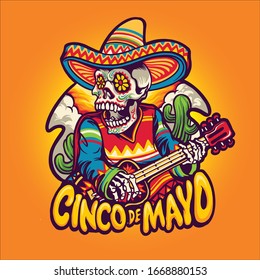 Cinco De Mayo-Zeichendesign