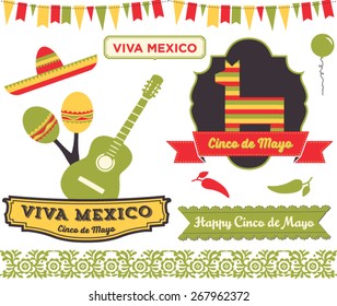 Cinco de Mayo Clip Art Set