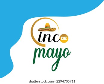 Cinco de mayo concept hat element.
Cinco de mayo vector image.