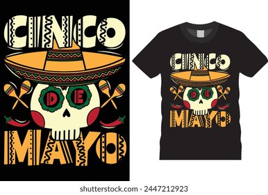 Cinco De Mayo creative t-shirt design vector template for print. Cinco de mayo vector typography, cinco de drinko Mexico t shirt design, Margarita squad,t-shirt, typography, Retro, sublimation design.