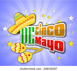 Cinco De Mayo design element