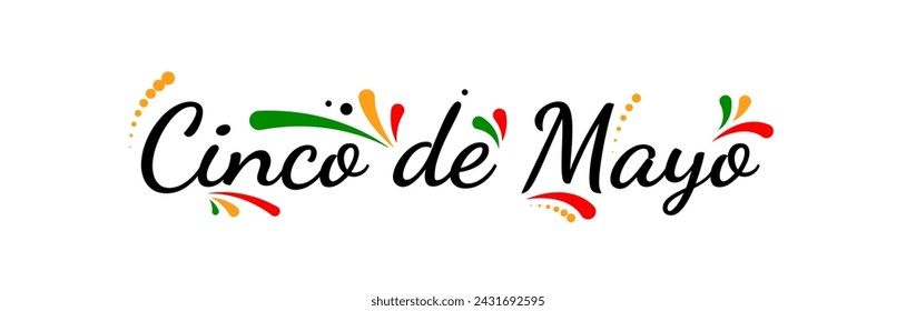 Cinco de Mayo design. Vector illustration. (Translation: May 5th)