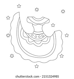 Cinco de mayo dress coloring pages black and white line art Mexican Traditional pages