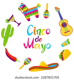 Cinco de Mayo fame. Mexican holiday items.