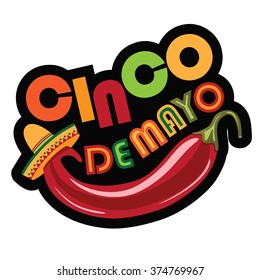 Cinco De Mayo festive design EPS 10 vector royalty free stock illustration 