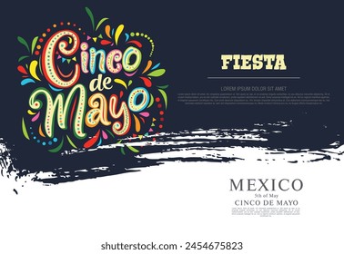 Cinco de Mayo, fiesta, vector graphic design