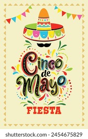 Cinco de Mayo, fiesta, vector graphic design